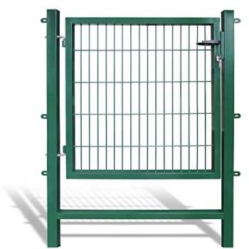 Zauneinzeltür ARVOTEC EASY, grün, B:100cm H:100cm, Metall, Tore, Breite: 100 cm, Höhe: 80