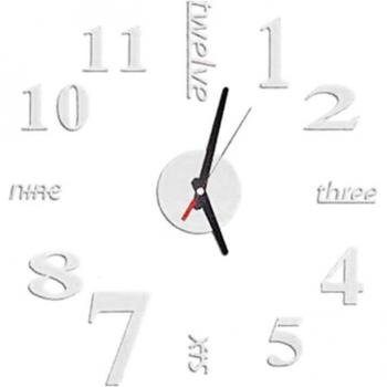 50cm Frameless Digital Wall Clock