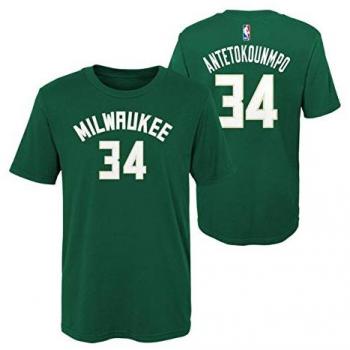 T-shirt NBA Giánnis Antetokoúnmpo Milwaukee Bucks Vert Enfant Taille L