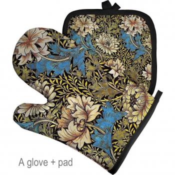 Gants Isolés Motifs Botaniques