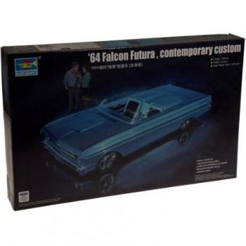 Ford Falcon Futura Cabrio 1964 – Trumpeter 02510 Modellbausatz 64, 1:24, 2‑in‑1