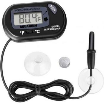 Waterproof Thermometer for Fish Tanks with Probe
