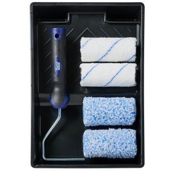 Harris Trade 4 Mini Gloss and Emulsion Paint Roller Set