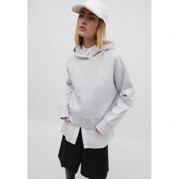 Felpa basic Grigio melangiato M