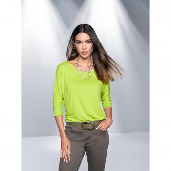 T‑shirt « Éclat Citron » – Manches 3/4, design Rick Cardona, 40