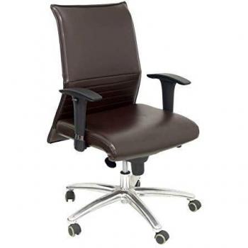 Piqueras Y Crespo (PIQU7) Bürostuhl Albacete Confidente aus Kunstleder, Schokoladenbraun