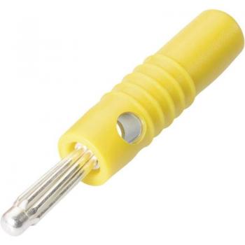 Schnepp S 4004 S – Spina di test (spina dritta) Ø 4 mm, colore giallo