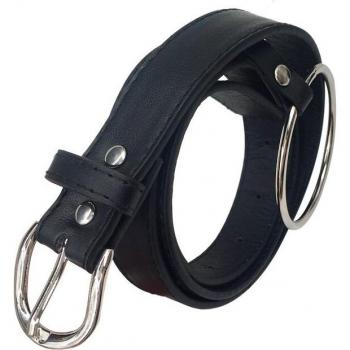 Sangle en cuir PU, ceinture femme à boucle ornée d’or
