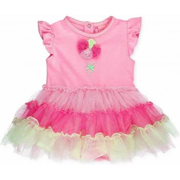 Bella Bambini Baby Body Kleid Mädchen pink