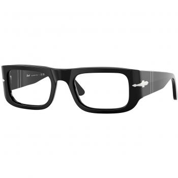 Persol PO3362V WES 95 Men’s Style – Black Frame, 52 mm, Blue Light Filter