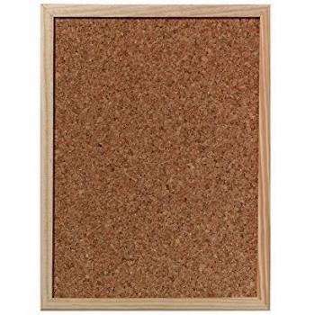 Tableau en liège Herlitz, cadre en bois 300 mm de large et 400 mm de haut