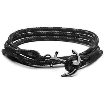 Bracciale Tom Triple Black – Tom Hope – TM0131 – Nero – 18 cm – Argento Sintetico