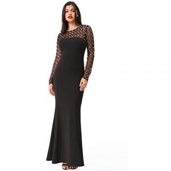 High-Low Lace Dress with Scalloped Neck – Light Green
