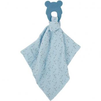 Doudou y Anillo Mordedor Nattou Ratón Azul