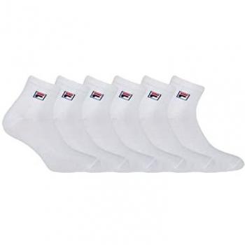 Set di 6 Calzini Bassi Bianchi Fila EU 39-42