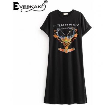 Everkaki Loose Fit Bohemian Dress