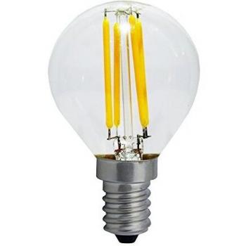 AMpoule LED, forme sphérique, filament, socle E14, 4W, 45 x 76 mm (LAES)