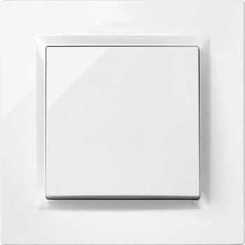 Poussoir Blanc 10A IP20 Simon