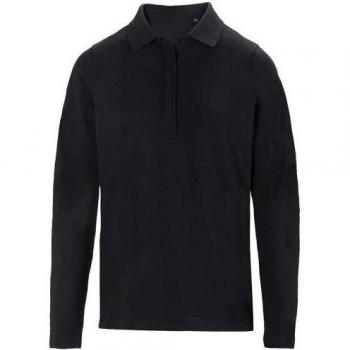 Polo Femenino Owen Pique Manga Larga Color Azul Oscuro