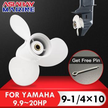 9 1/4 *10 Outboard Propeller for Yamaha 9.9hp 15hp 3 Blade Aluminum Alloy