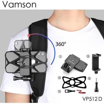 Vamson Zubehör für GoPro Hero 10 9 8 mit drehbarem Clip