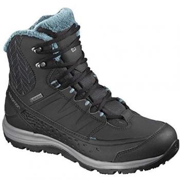 Salomon Kaina Mid GTX Phantom Black Hydro 40,5 cm (Hochwertiger Trekkingschuh)