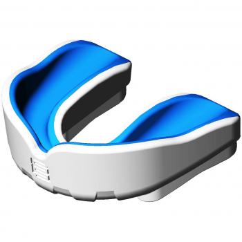 Ignis Pro White/Blue Junior Mouthguard – Makura