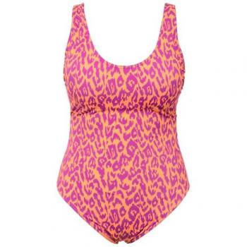 Bunte Eleganz – Damen-Odyssee Badeanzug 42 (Orange, Studio Untold)