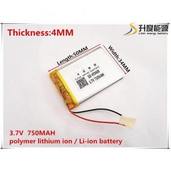 Batería de Polímero de Litio 403450 3.7V 750mAh para GPS