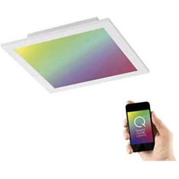 Paul Neuhaus Q‑Flag 30 cm x 30 cm LED Panel – Dimmer, RGB, Alexa/Google Voice Steuerung