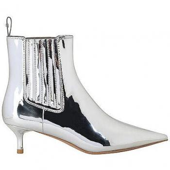 Marc Cain Damen Boots in Silber, Größe 38
