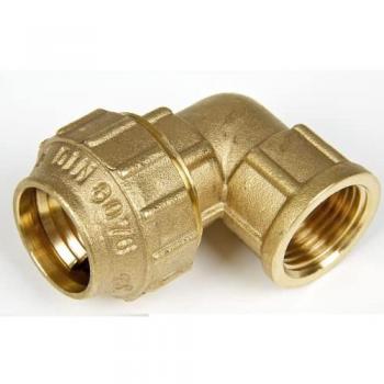 Codo Polietileno 20 mm Rosca Hembra 1/2