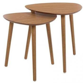 Tablettes d’appoint 2x – Plateau incliné – Marque Well Home