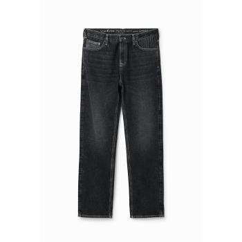 Desigual, Baumwolljeans, Schwarz, Größe 38