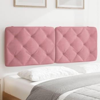 Couverture d’oreiller en velours rose 140 cm – VidaXL