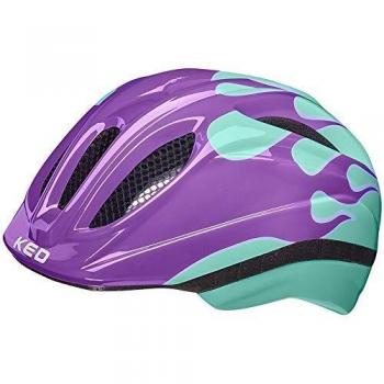 Kinder Fahrradhelm KED Meggy II Trend, Flammen Lilac Mint, XS