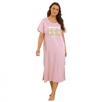 Morning Cuddles Teddy Midaxi Nightdress (Size 22‑24)