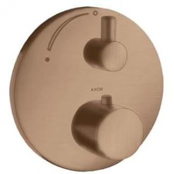 Hansgrohe Uno² Termostato Empotrado Axor con Válvula de Cierre Brushed Red Gold