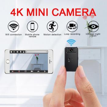 4K Motion Detection Mini Camcorder