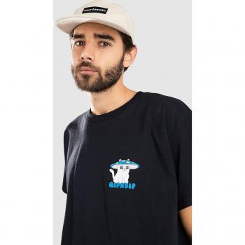 Mushroom Theme RIPNDIP T‑Shirt – Black Edition