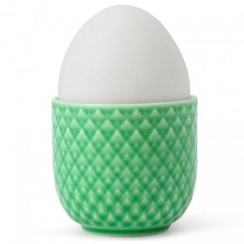 Lyngby Eierbecher Rhombe, 5 cm, grün