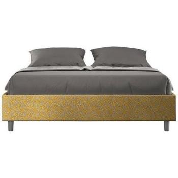 Letto Matrimoniale Contenitore Imbottito 160x190 Era 6 Giallo Azelia