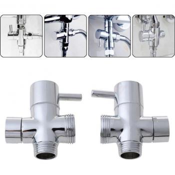 T-Valve 3-Way Diverter for Bath Toilet Bidet Sprayer Shower Head