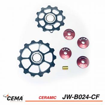 Rodamiento de Banda Cema 10/11V en Aluminio Negro y Rojo