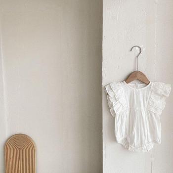Sommerliche Rüschen Bodys für Babys