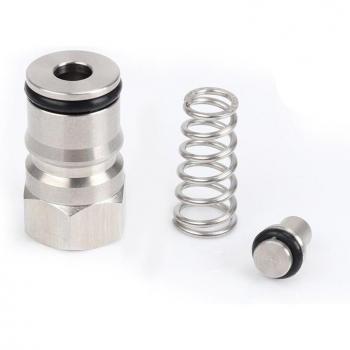 Stainless Steel Fitting for Cornelius Keg Ball Lock Post & Poppet