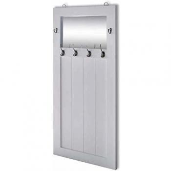 Specchio Mobile e Appendiabiti VidaXL