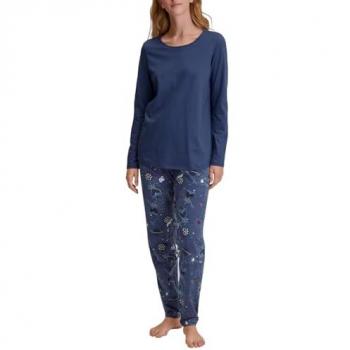 CALIDA Mystic Nights Schlafanzug Kurz Damen S Blau – Bequem & Trendig