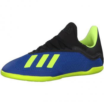 Adidas Unisex-Kinder X Tango 18.3 In J Futsalschuhe, Blau