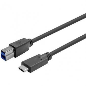 Vivolink Cable USB-C Macho a Macho 20m, USB 3.2 Gen 1 (3.1 Gen 1), color negro